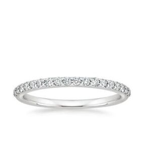 Brilliant Earth 18kWhite Gold Diamond Ring (1/4 ct. tw.) Size 5